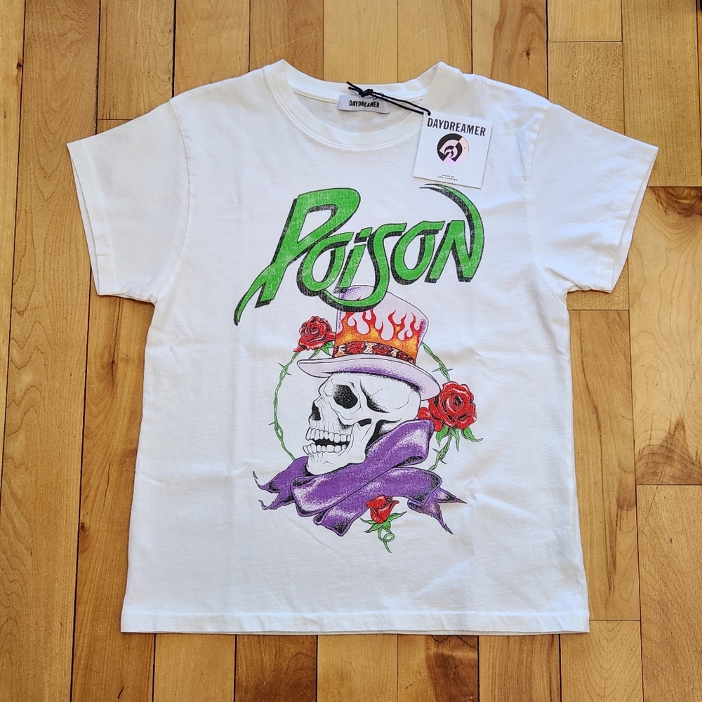 NWT Daydreamer Poison Joker Flush Tour Tee - S